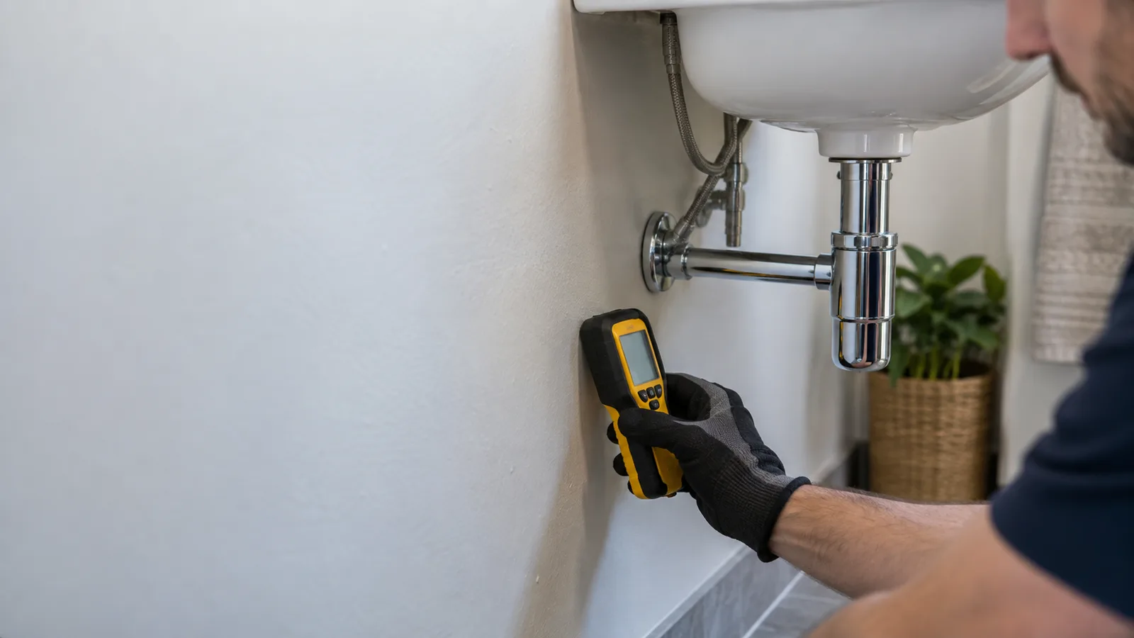 Leak detection service illustration