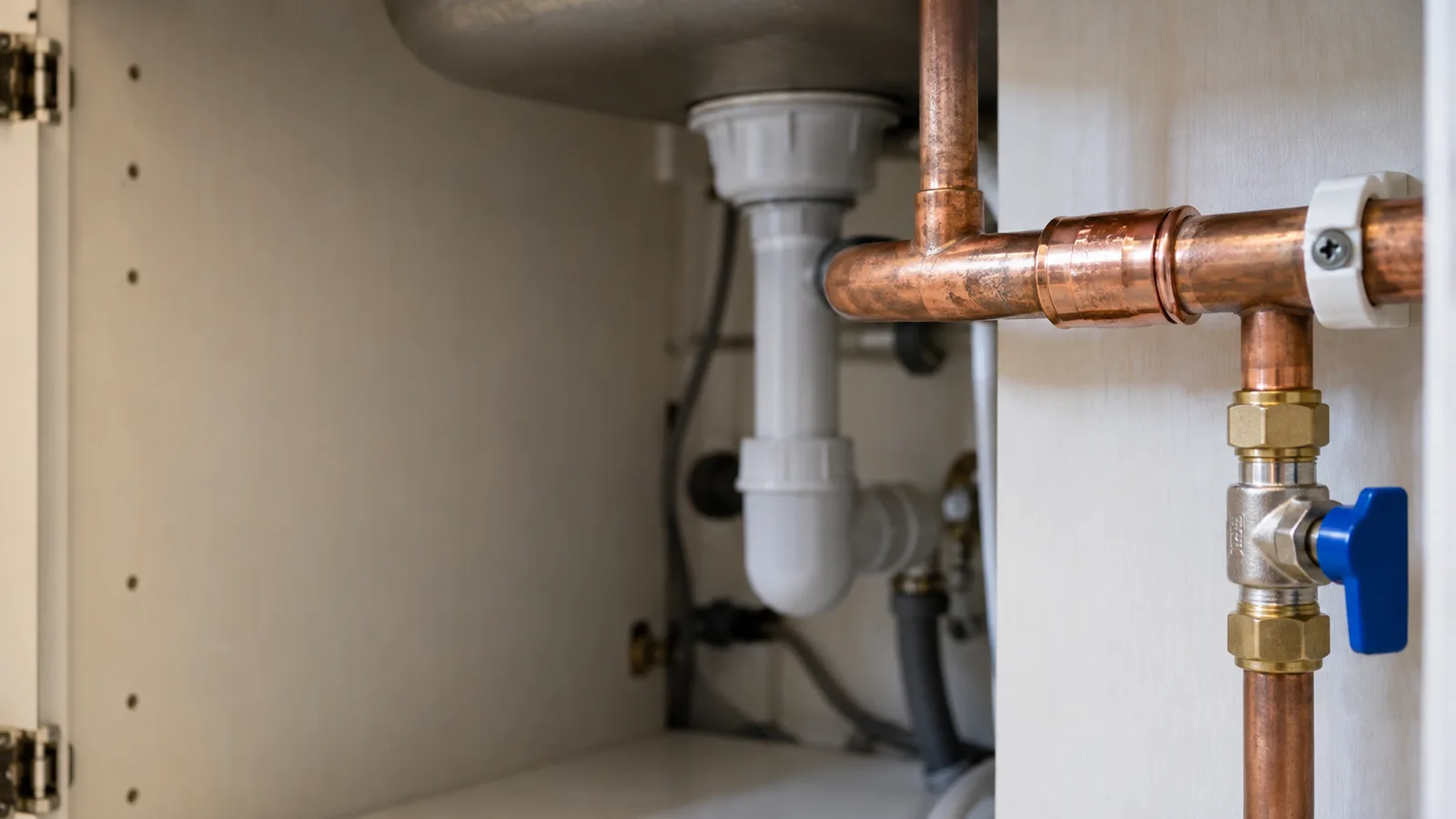 Leaking pipe repairs service illustration