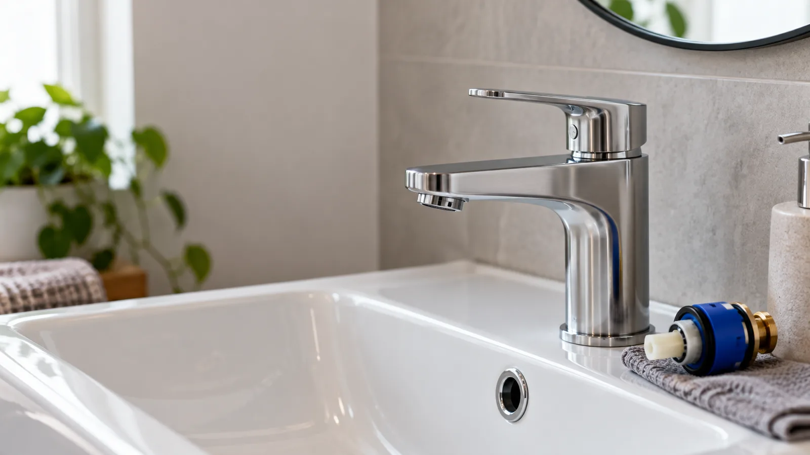 Tap repairs and replacement service illustration