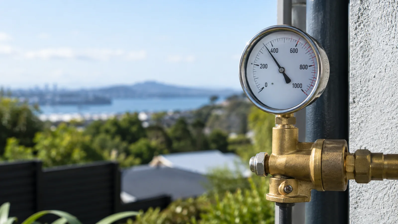 Water pressure problems service illustration